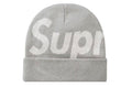 Supreme Big Logo Beanie Grey