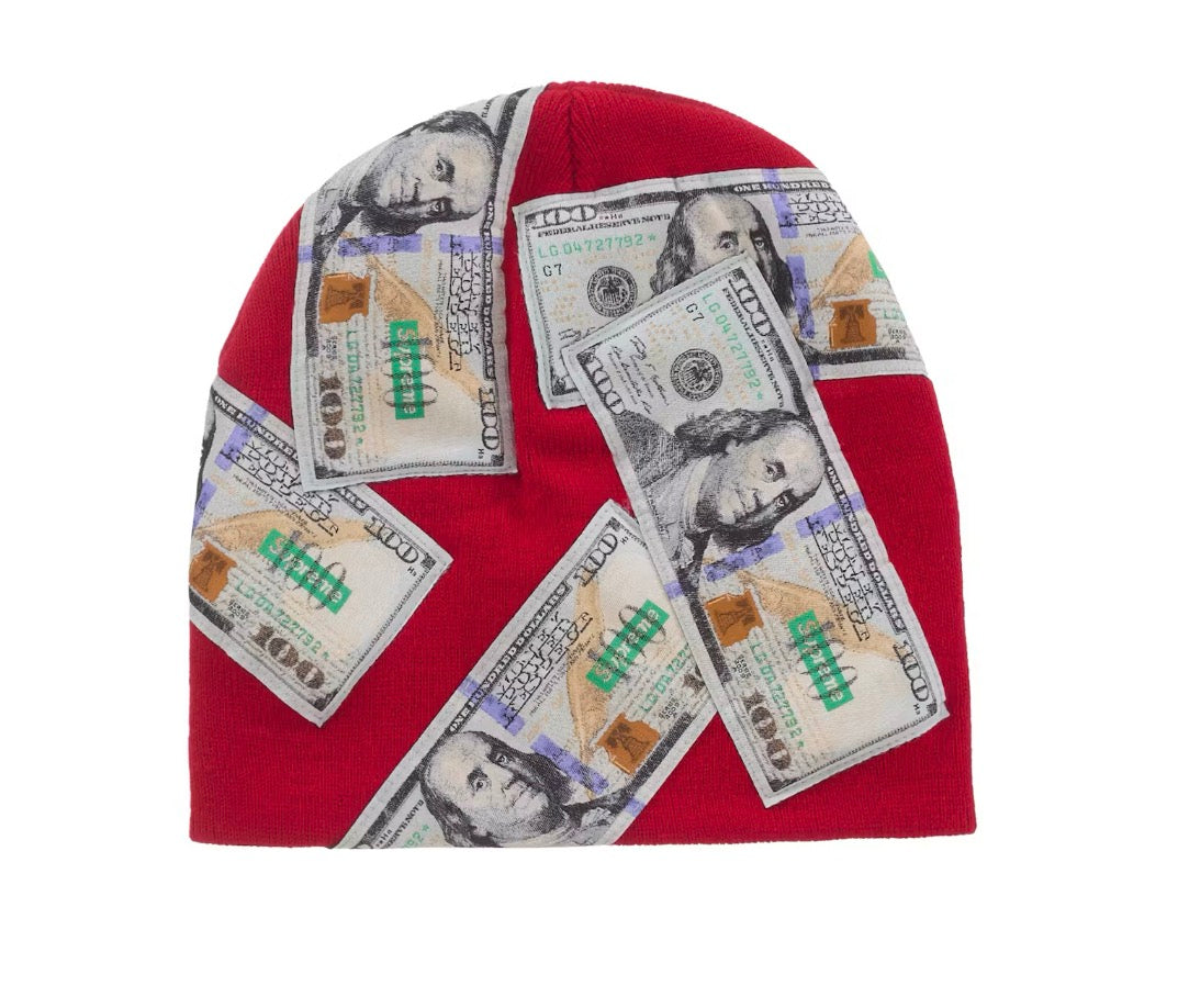 Supreme Money Beanie Red