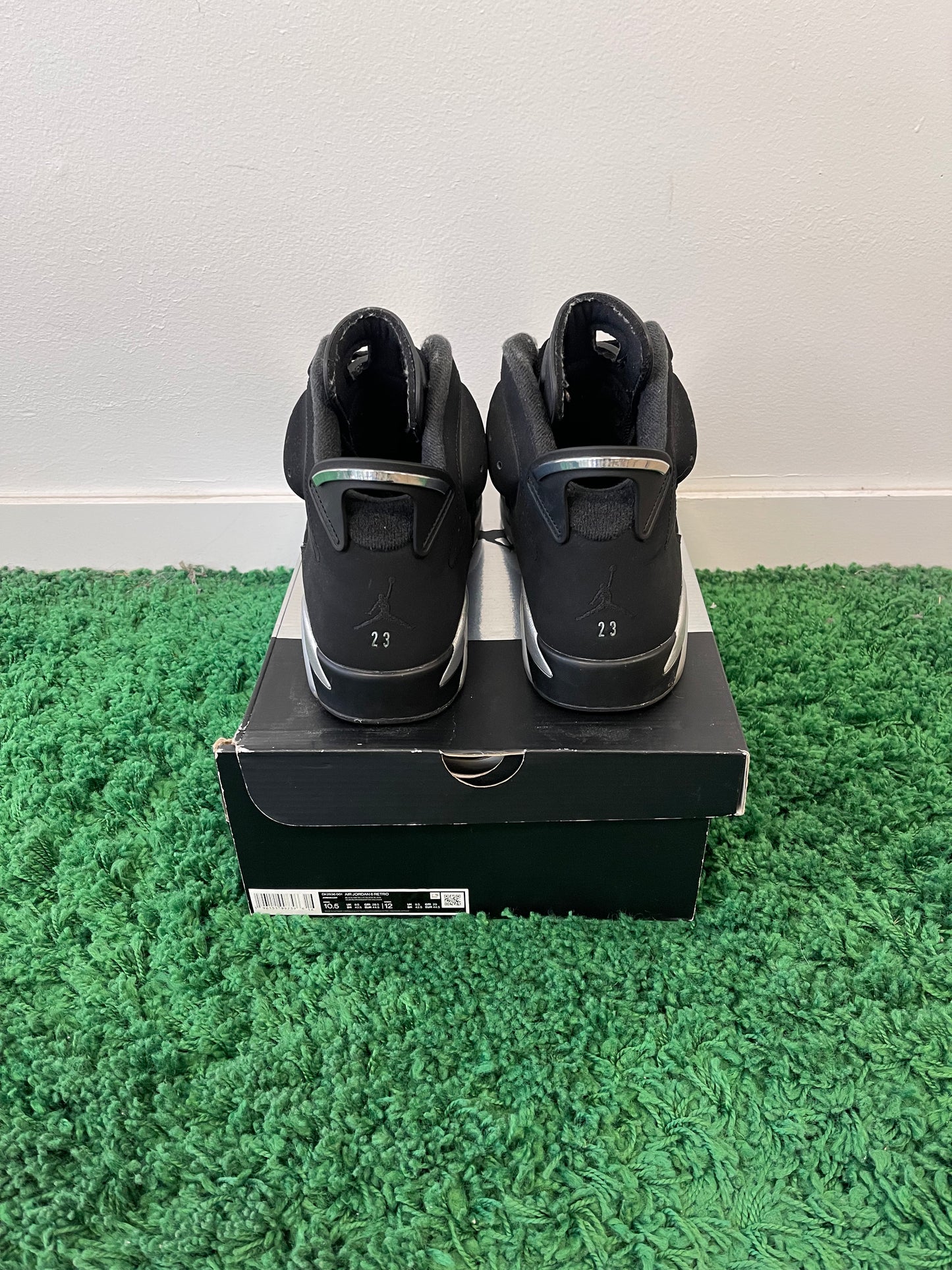 Used Jordan 6 Retro Chrome Metallic Silver (Men’s)