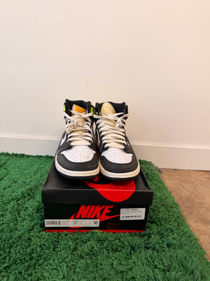Used Jordan 1 Retro High White Black Volt University Gold (Men’s)