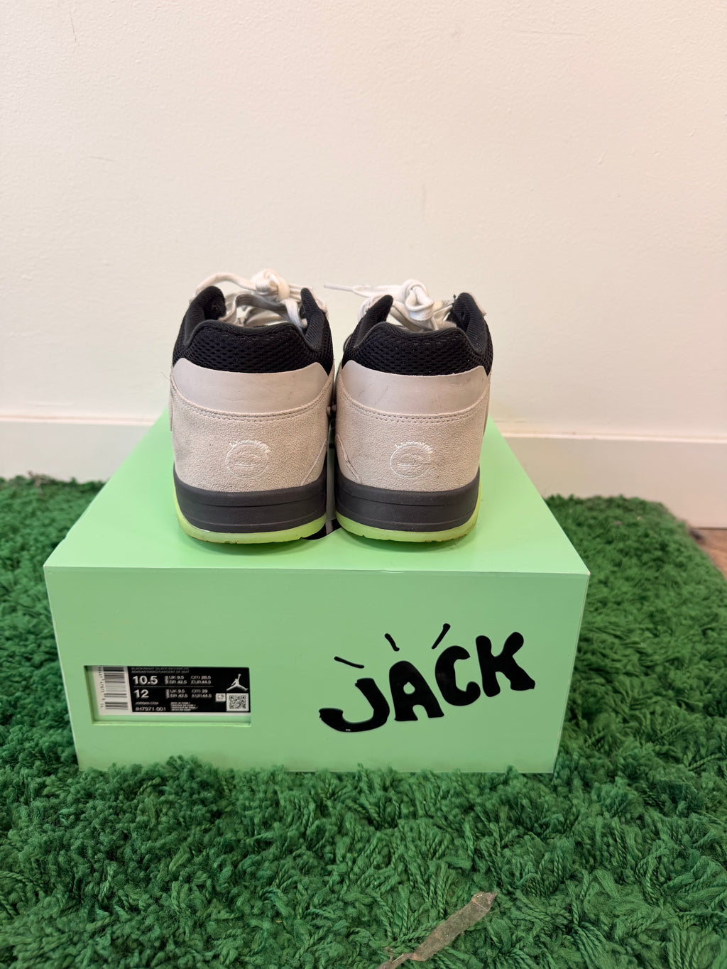 Used Jordan Jumpman Jack TR Travis Scott x Chase B Black Night Silver (Men’s)