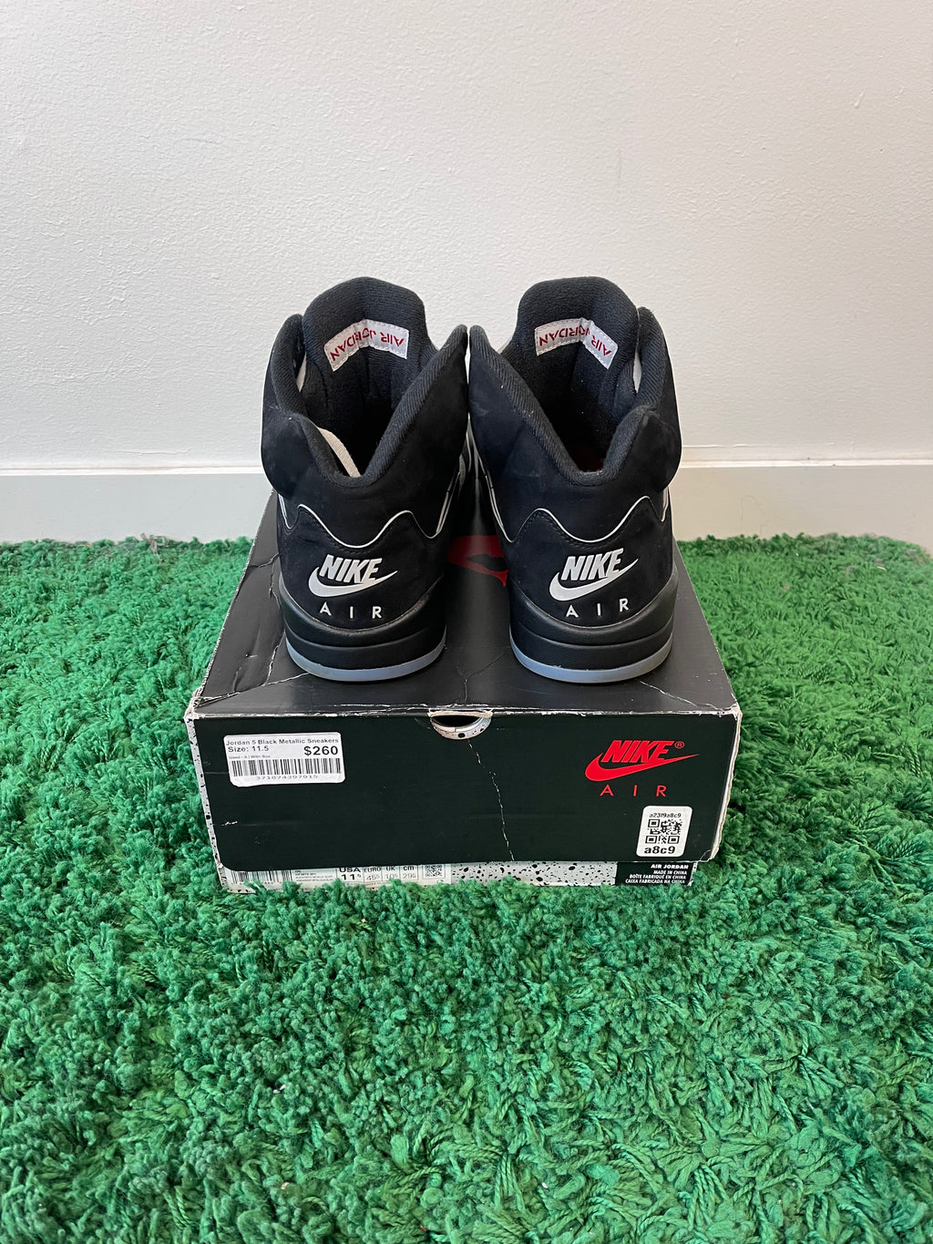 Used Jordan 5 Retro OG Black Metallic Reimagined (Men’s)