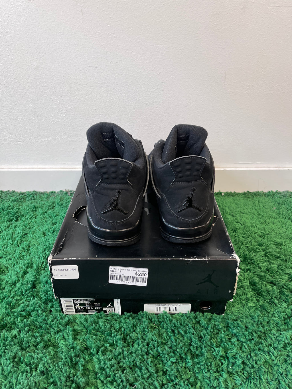 Used Jordan 4 Retro Black Cat 2020 (Men’s)