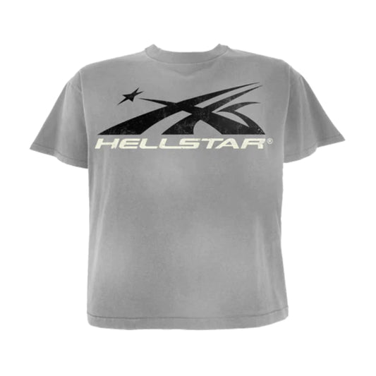 Hellstar Sport Logo Shirt Grey
