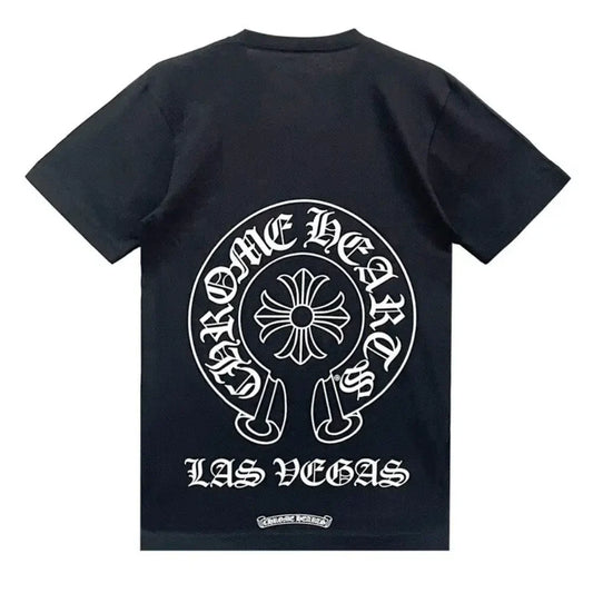 Chrome Hearts Horse Shoe Las Vegas Tee Black