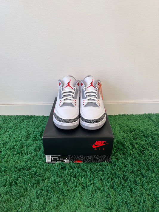 Used Jordan 3 Retro Fire Red (Men’s)