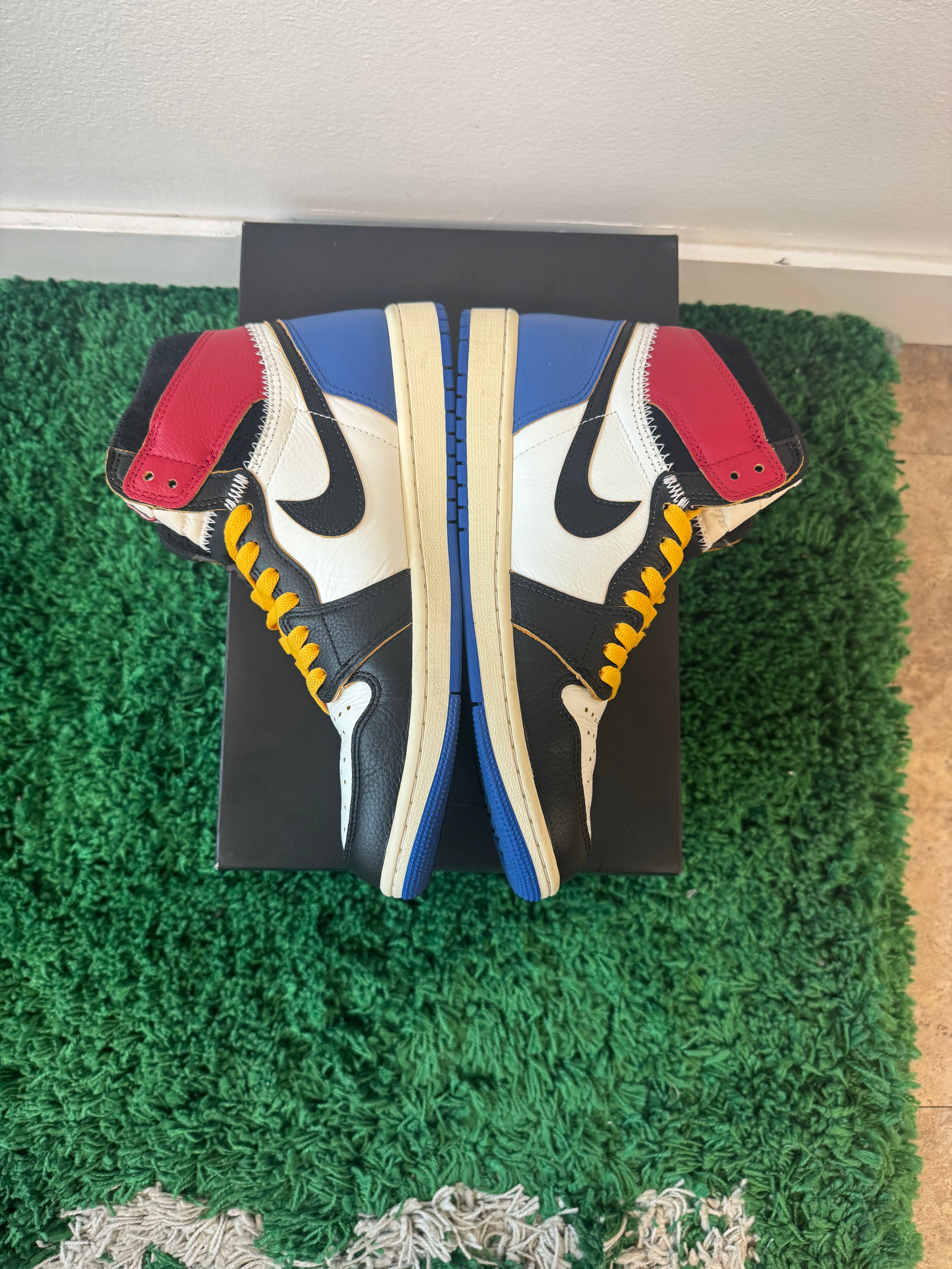 Used Jordan 1 Retro High OG SP Fragment X Union LA Varsity Red Sport Royal (Men’s)