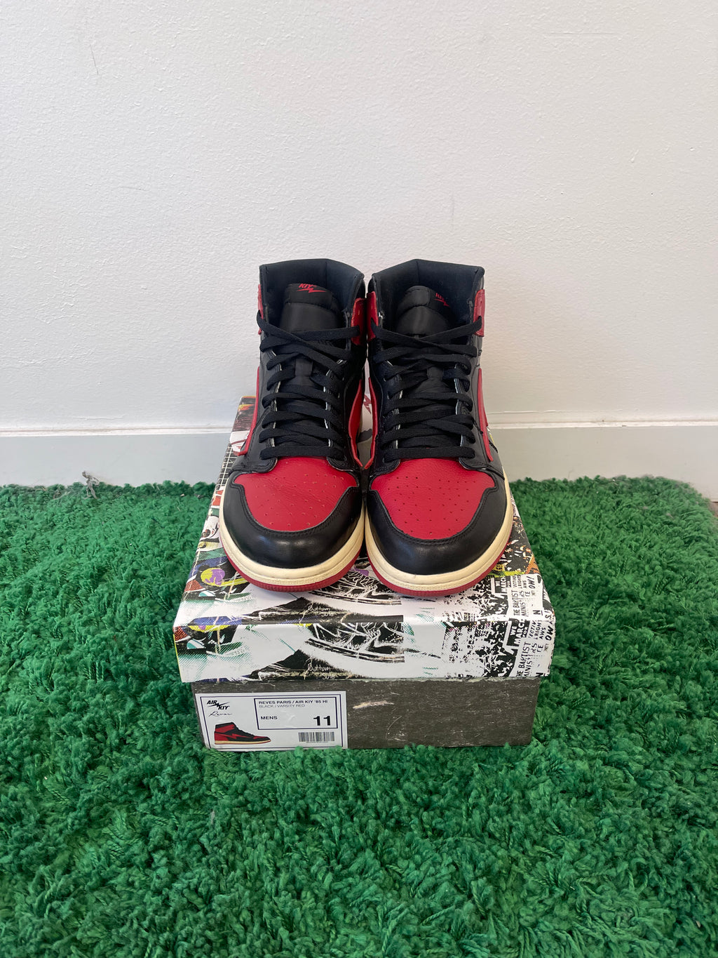 Used Reves Paris Air Kiy ‘85 Bred (Men’s)