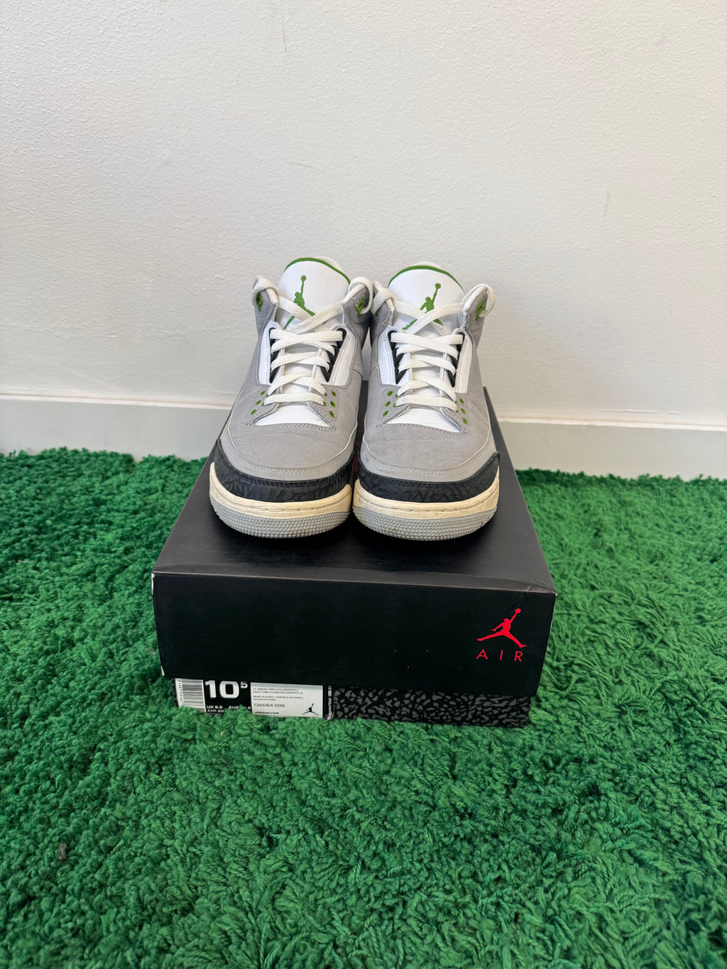 Used Jordan 3 Retro Chlorophyll (Men’s)