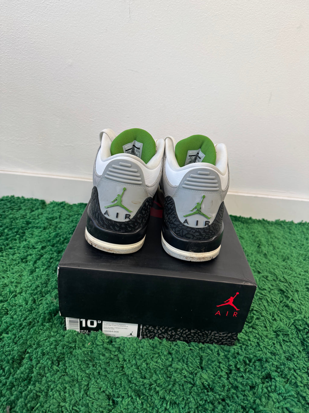 Used Jordan 3 Retro Chlorophyll (Men’s)