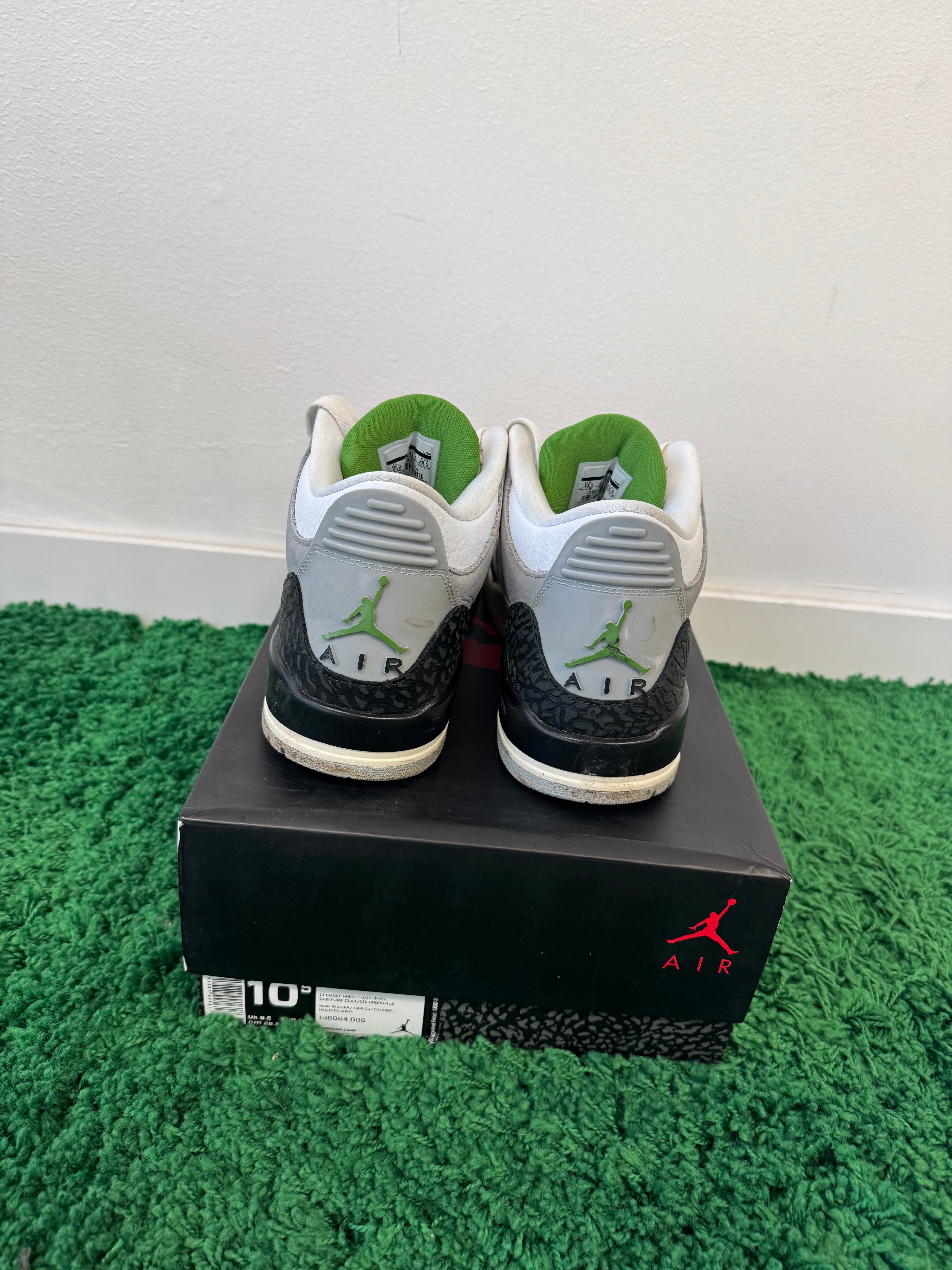 Used Jordan 3 Retro Chlorophyll (Men’s)