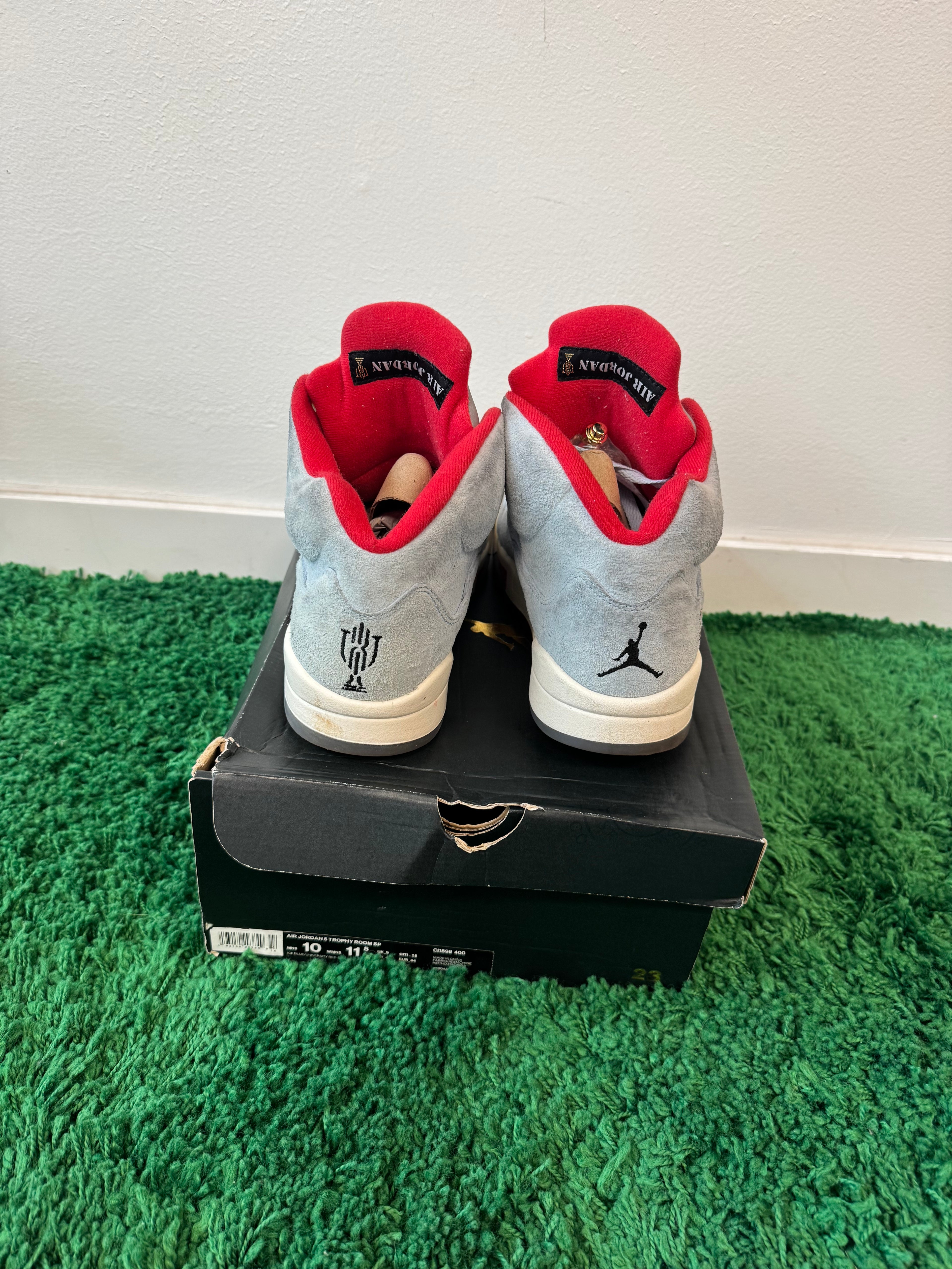 Used Jordan 5 Retro Trophy Room Ice Blue (Men’s)