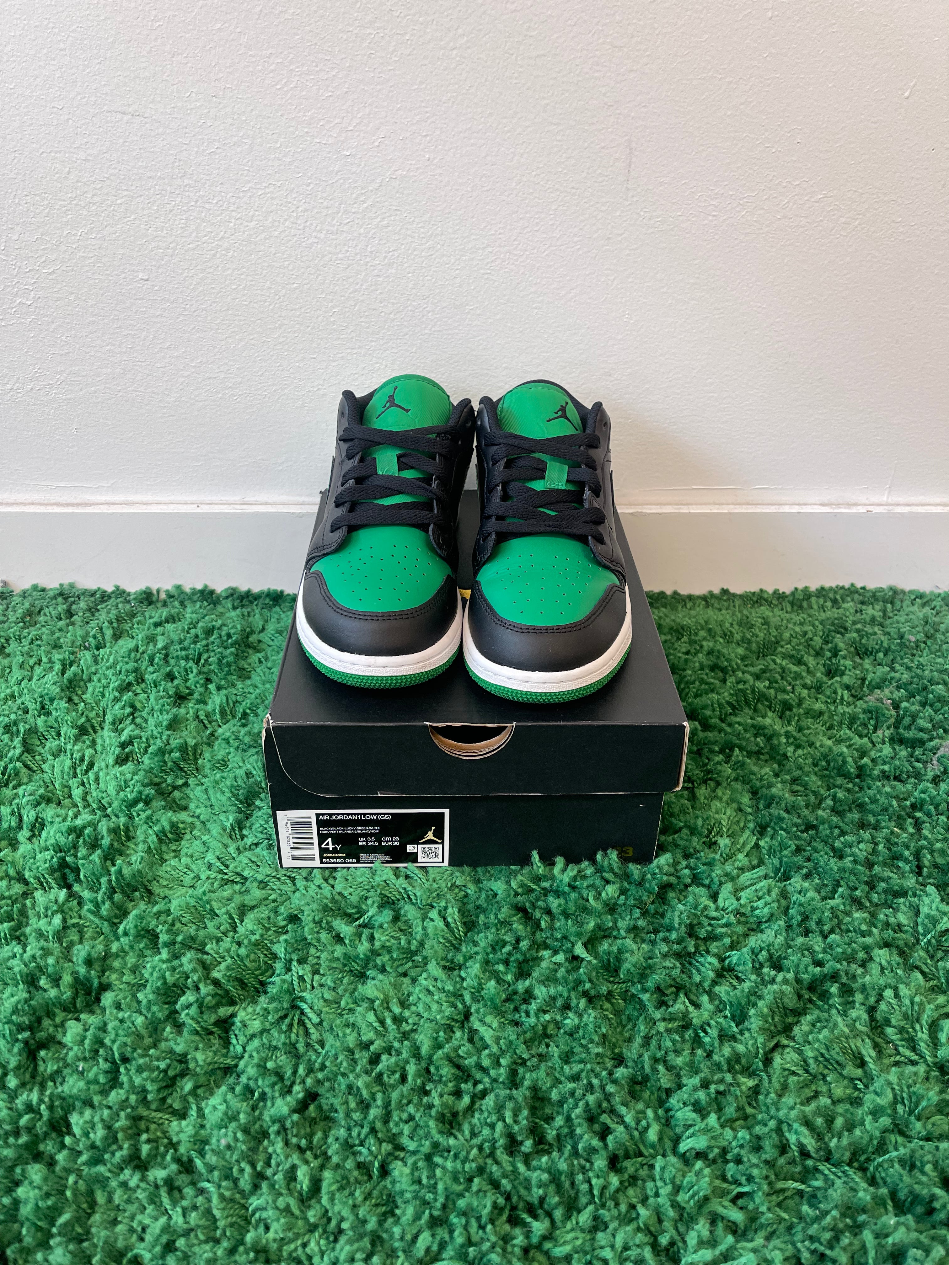 Used Jordan 1 Low Lucky Green (Youth)