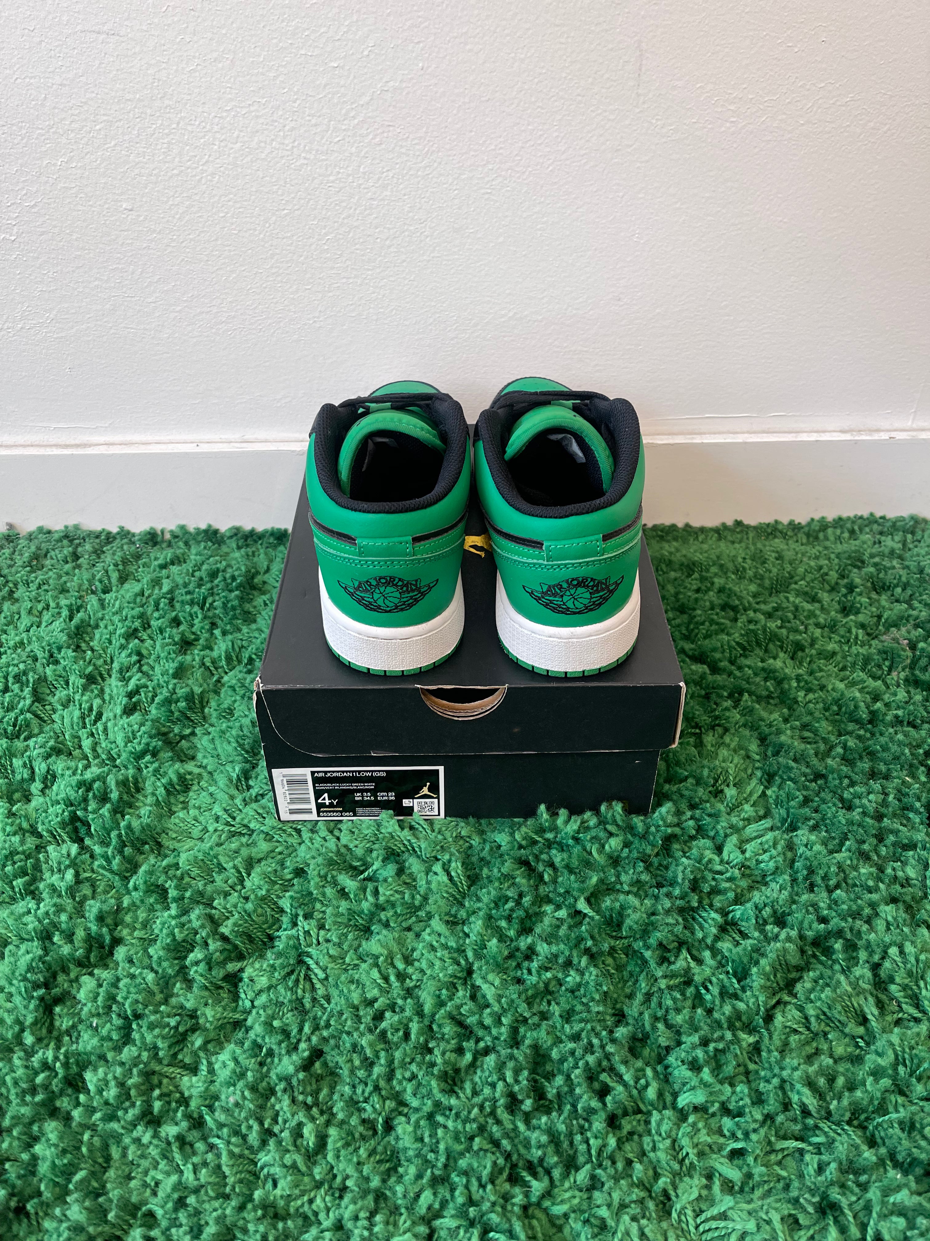 Used Jordan 1 Low Lucky Green (Youth)