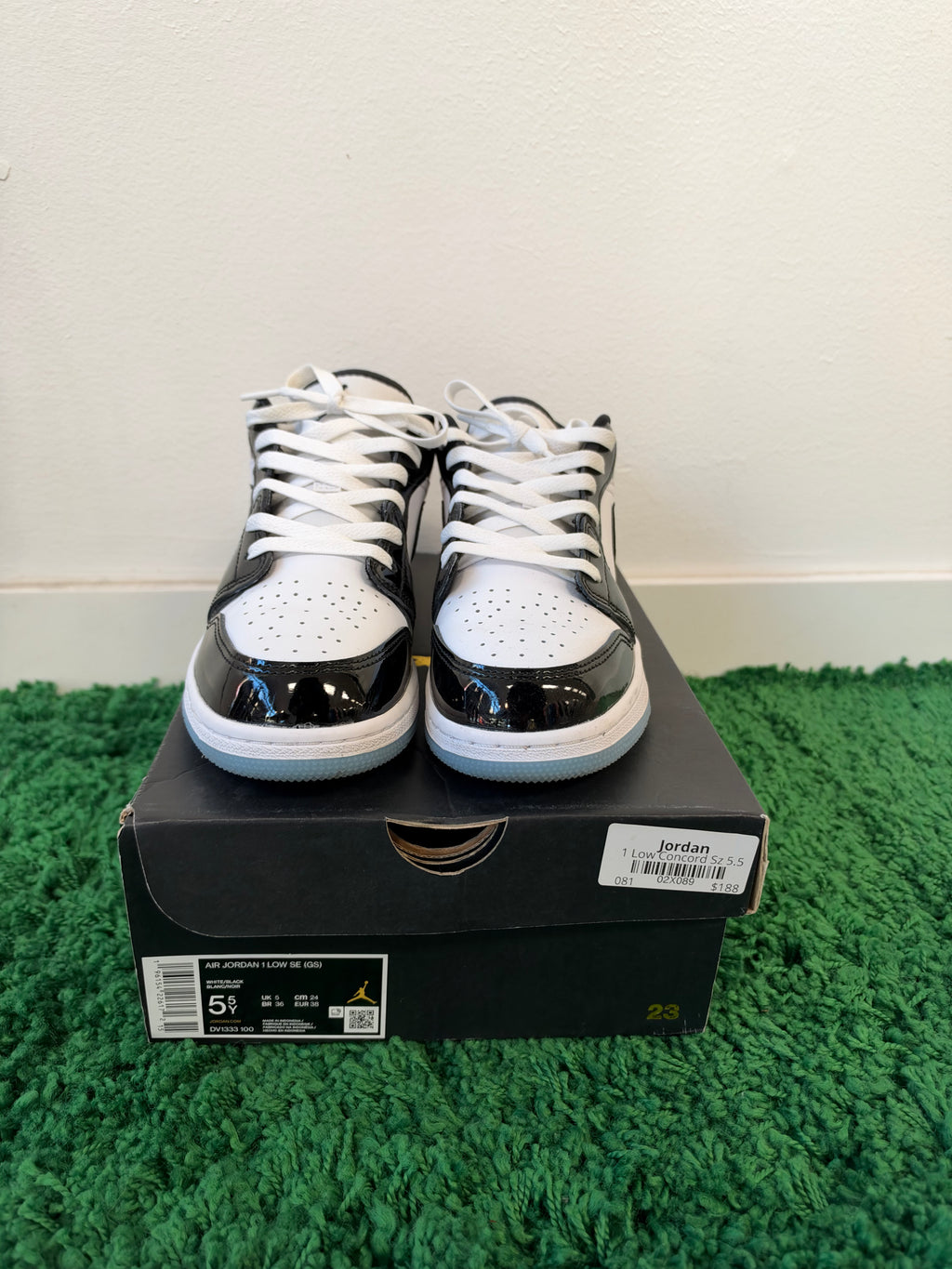 Used Jordan 1 Low SE Concord (Youth)