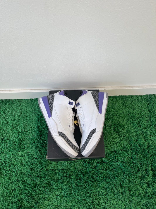 Used Jordan 3 Retro Dark Iris (PS)