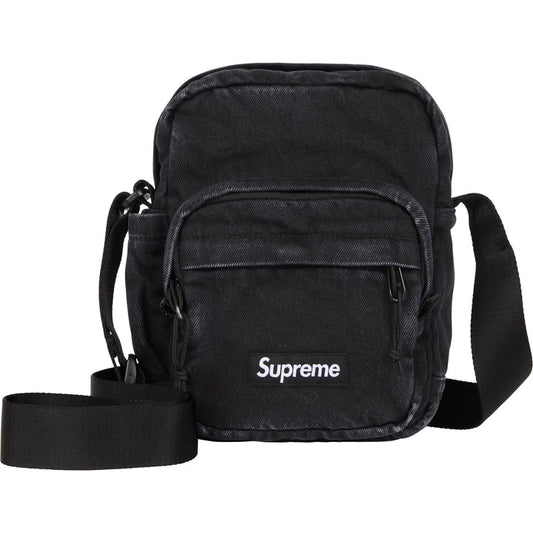 Supreme Denim Shoulder Bag Black