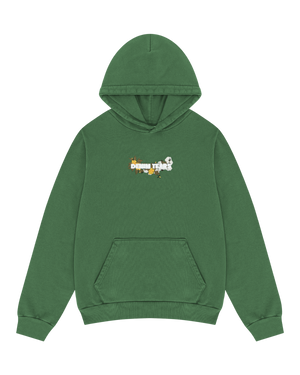 Denim Tears Embroidered Hoodie Green