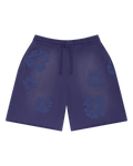 Denim Tears Mono Cotton Wreath Shorts Washed Blue