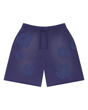 Denim Tears Mono Cotton Wreath Shorts Washed Blue