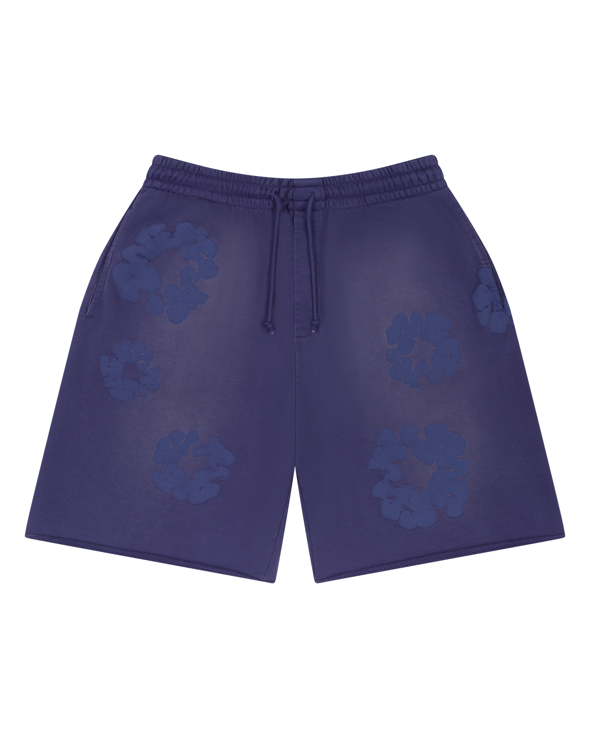 Denim Tears Mono Cotton Wreath Shorts Washed Blue