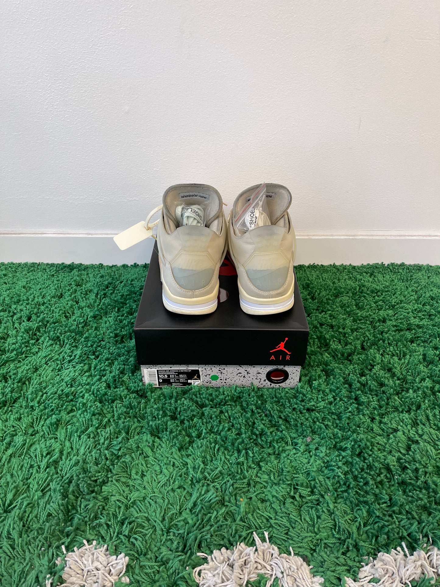Used Jordan 4 Retro Off-White Sail (Women’s)