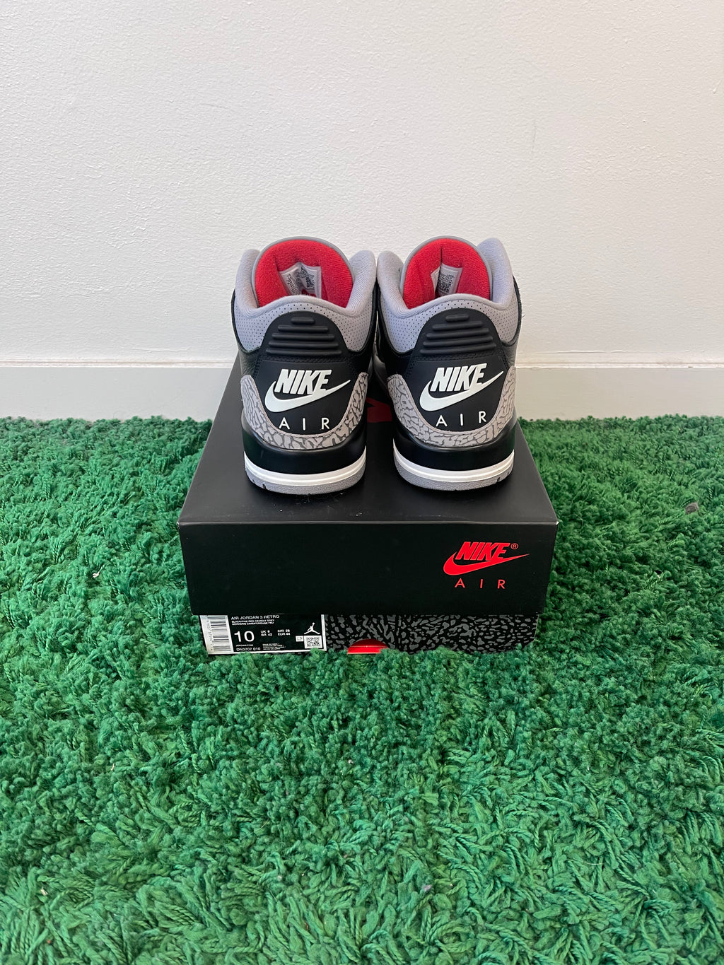 Used Jordan 3 Retro OG Black Cement 2024 (Men’s)