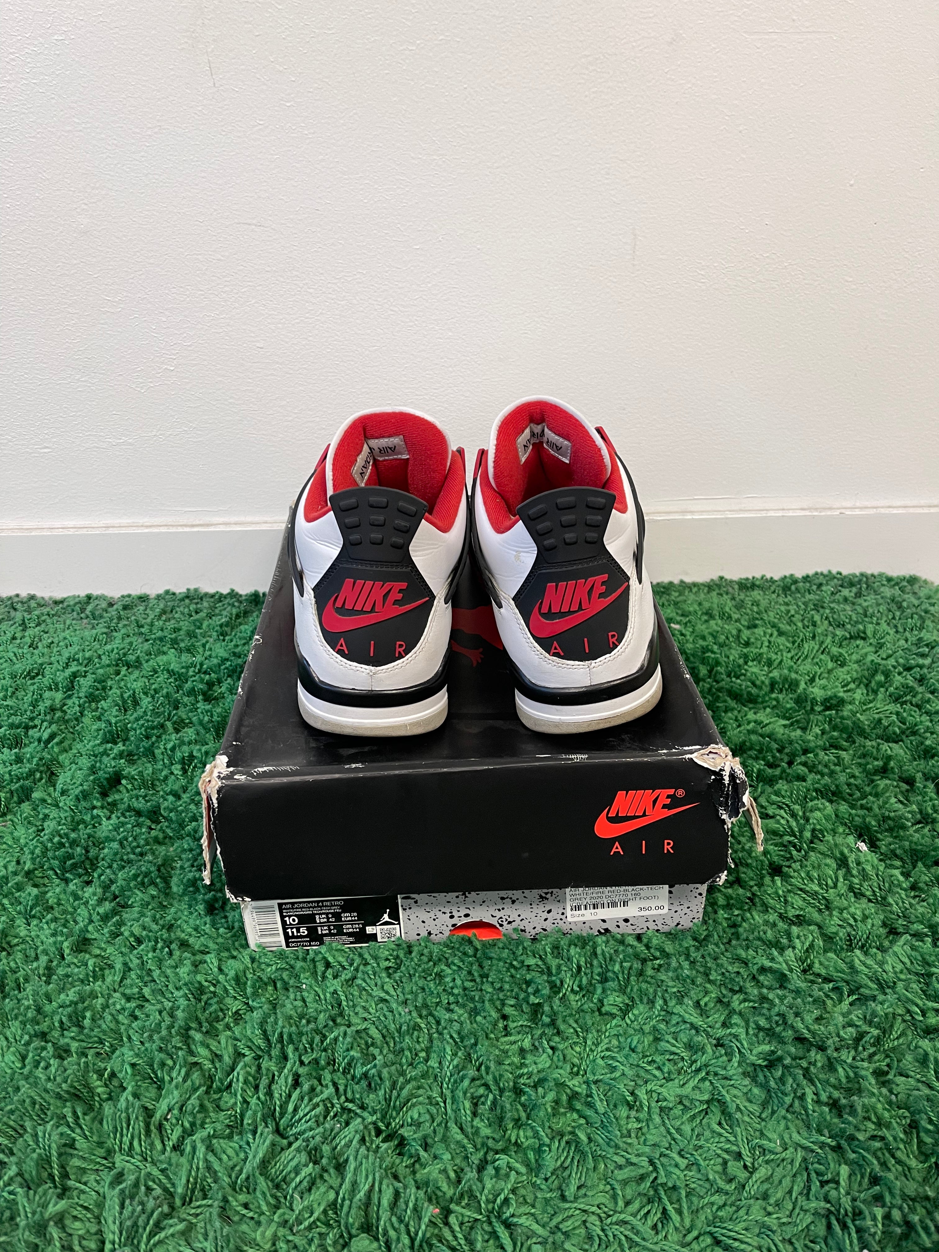 Used Jordan 4 Retro Fire Red 2020 (Men’s)