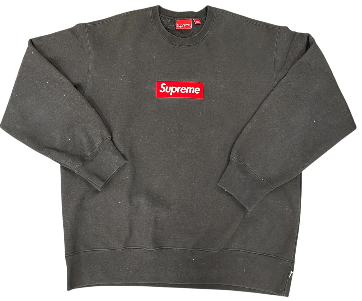 Used Supreme Box Logo Crewneck FW22 Black