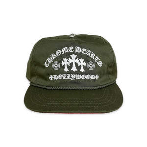 Chrome Hearts Gas Station Cord Hat Olive Green