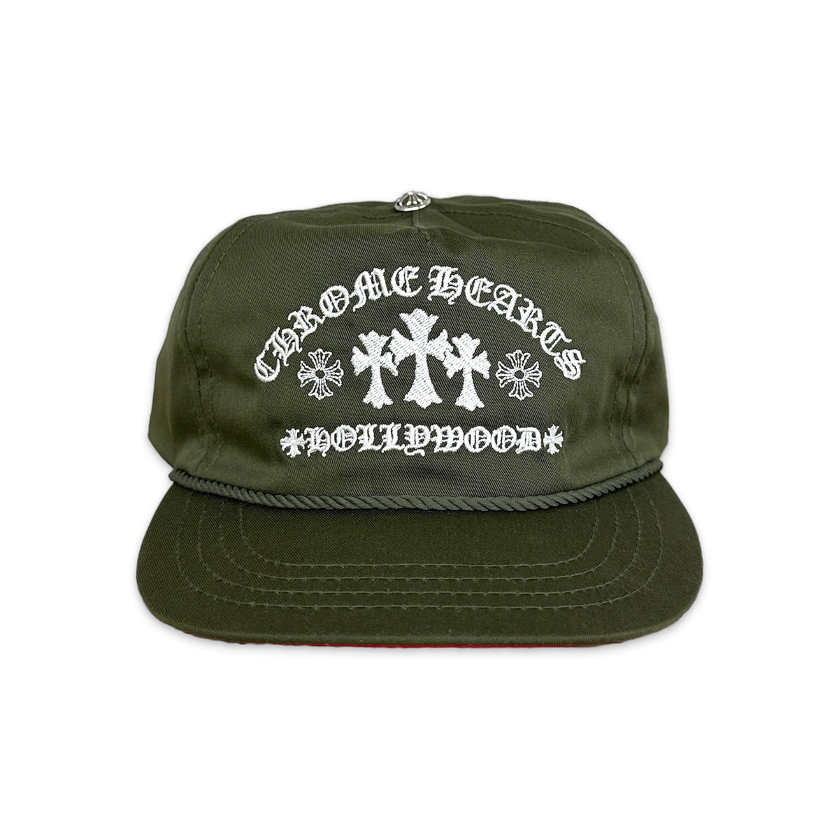 Chrome Hearts Gas Station Cord Hat Olive Green