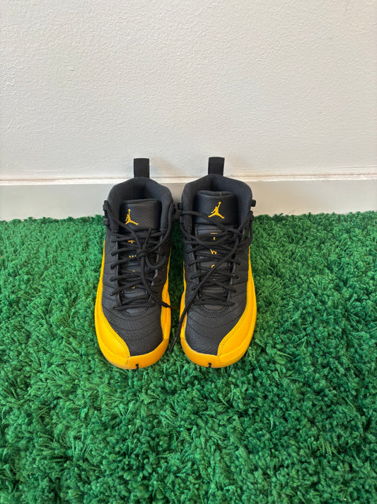 Used Jordan 12 Retro Black University Gold (Youth)