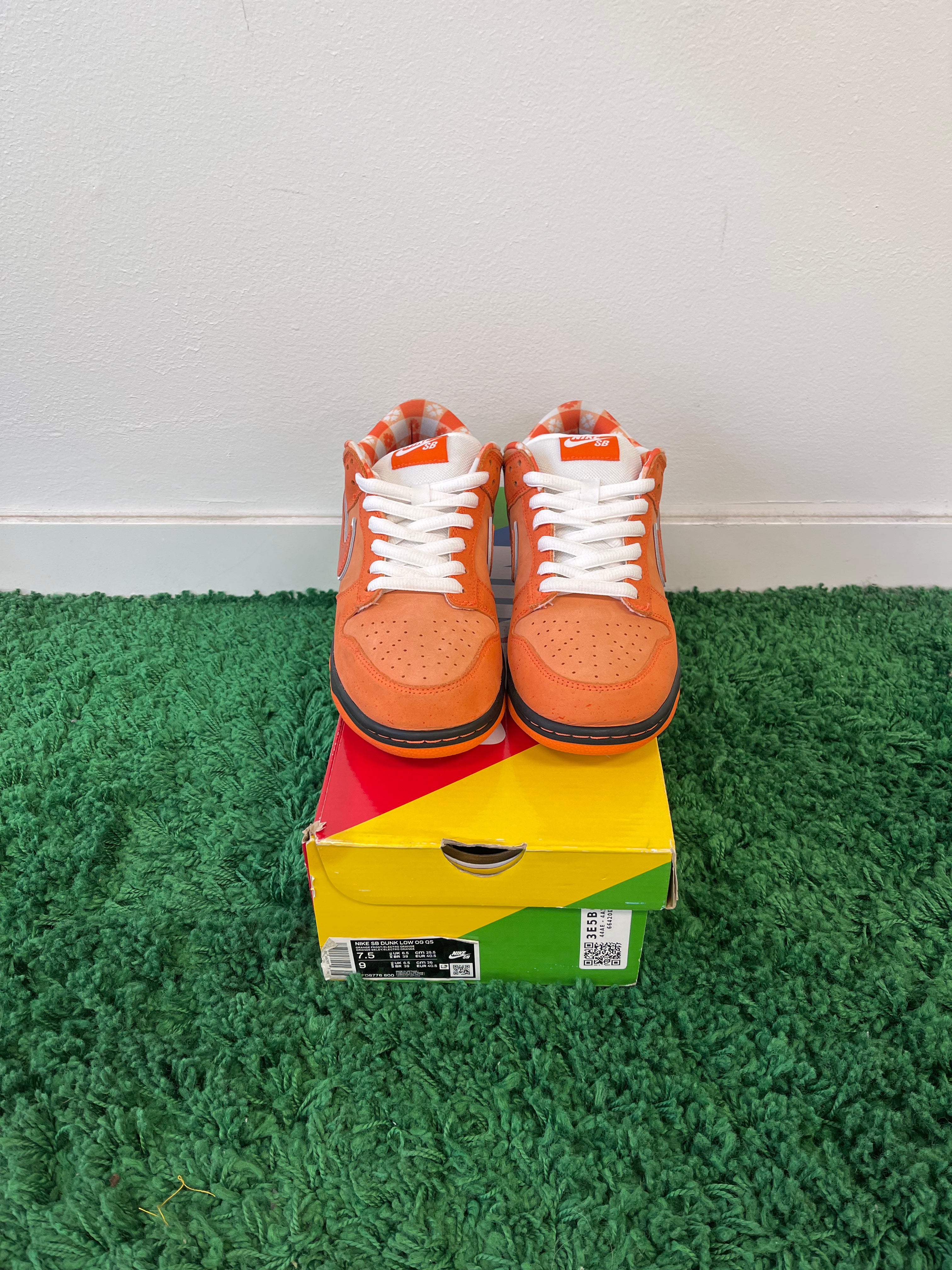 Used Nike SB Dunk Low Concepts Orange Lobster (Men’s)