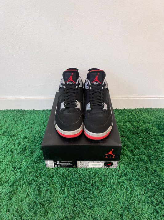 Used Jordan 4 Retro Bred 2019 (Men’s)