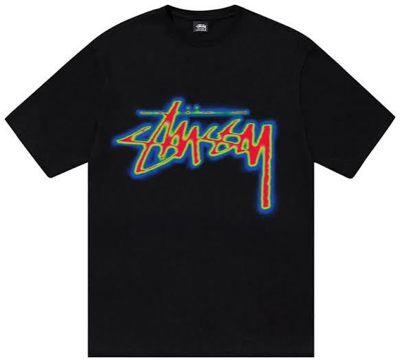 Stussy Thermal Stock Black Tee