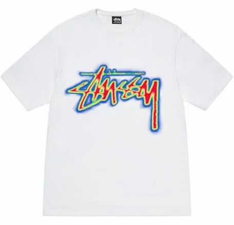 Stussy Thermal Stock White Tee