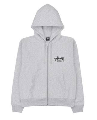 Stussy Seoul Stock Ash Heather Zip-Up Hoodie