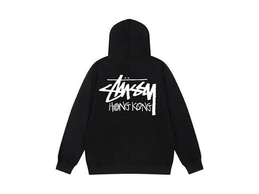 Stussy Hong Kong Black Hoodie