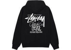 Stussy Built In USA x Classic Gear Black Hoodie