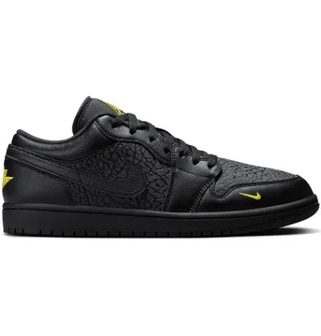 Jordan 1 Low Black Elephant Print (Men’s)
