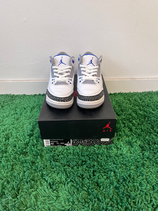Used Jordan 3 Retro Racer Blue (Youth)