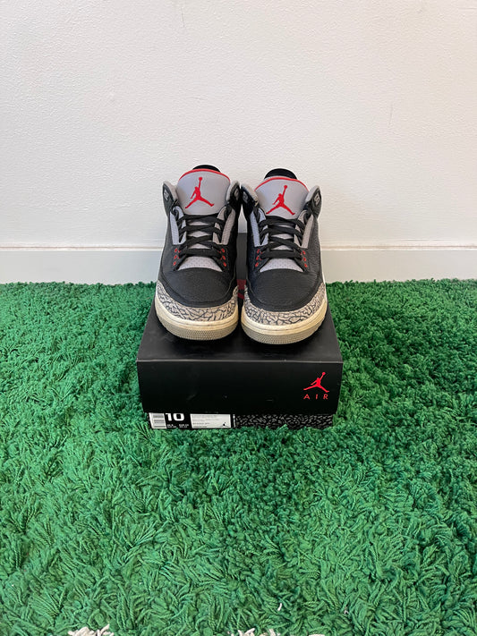 Used Jordan 3 Retro Black Cement 2018 (Men’s)