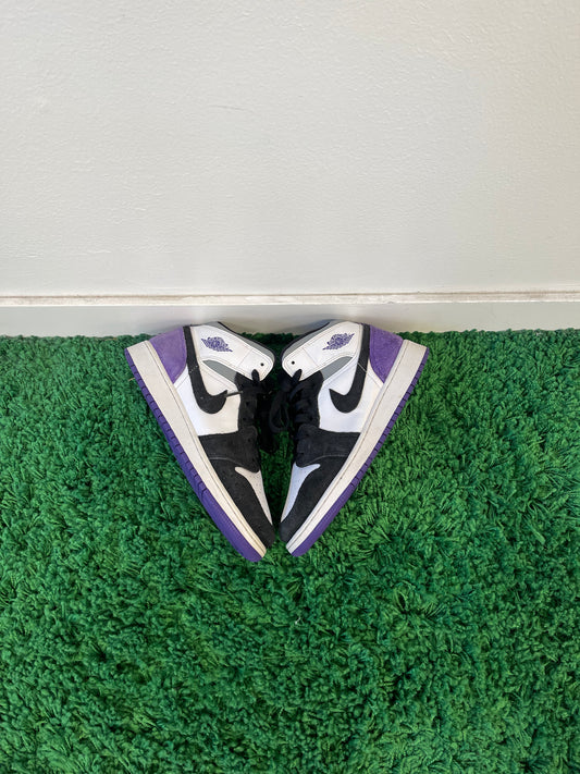 Used Jordan 1 Mid SE Purple (Youth)