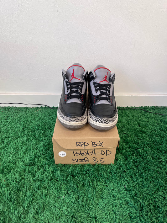 Used Jordan 3 Retro Black Cement 2011 (Men’s)