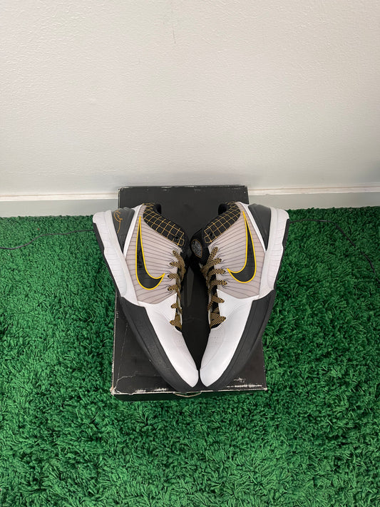 Used Nike Kobe 4 Protro White Black Del Sol (Men’s)