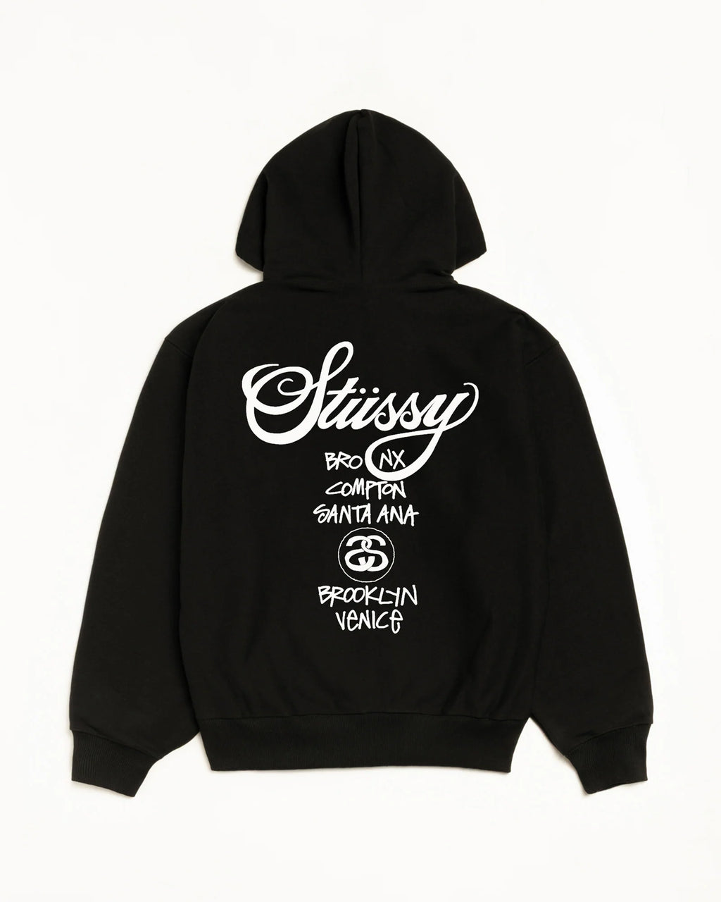 Stussy Hoodie World Tour Black