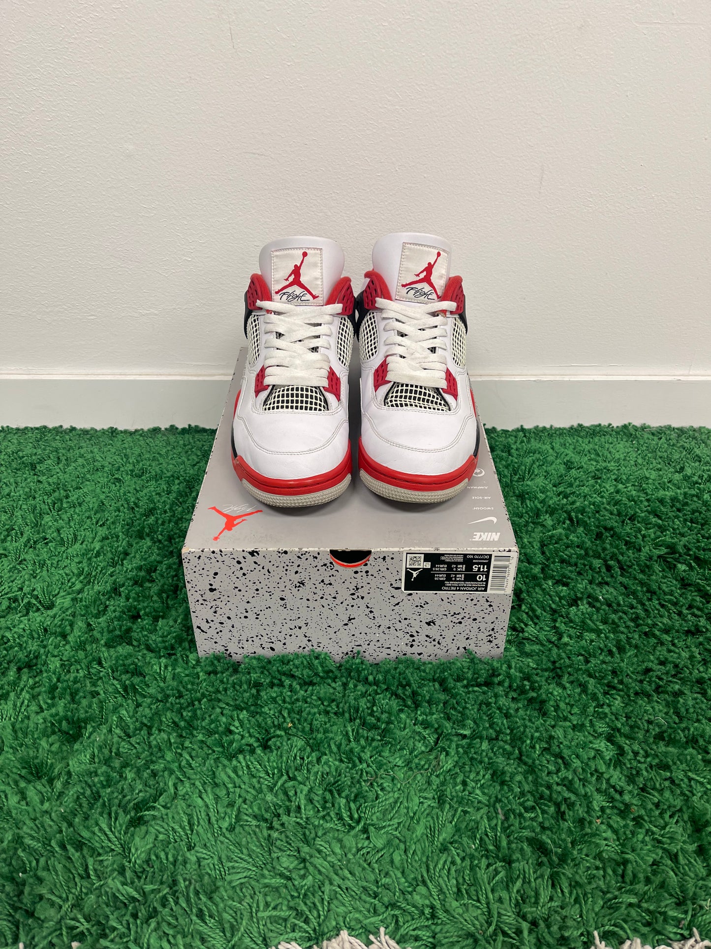 Used Jordan 4 Retro Fire Red 2020