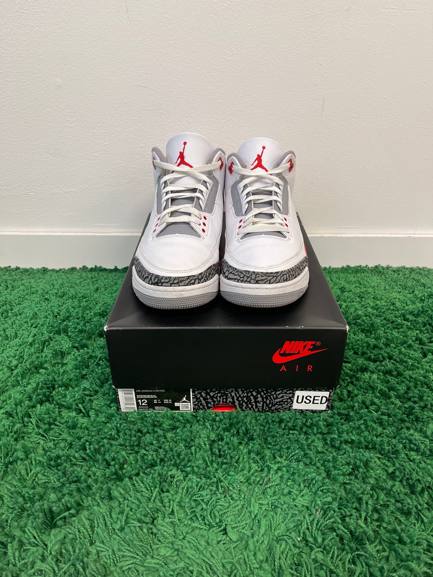 Used Jordan 3 Retro Fire Red (Men’s)