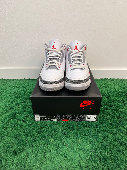 Used Jordan 3 Retro Fire Red (Men’s)