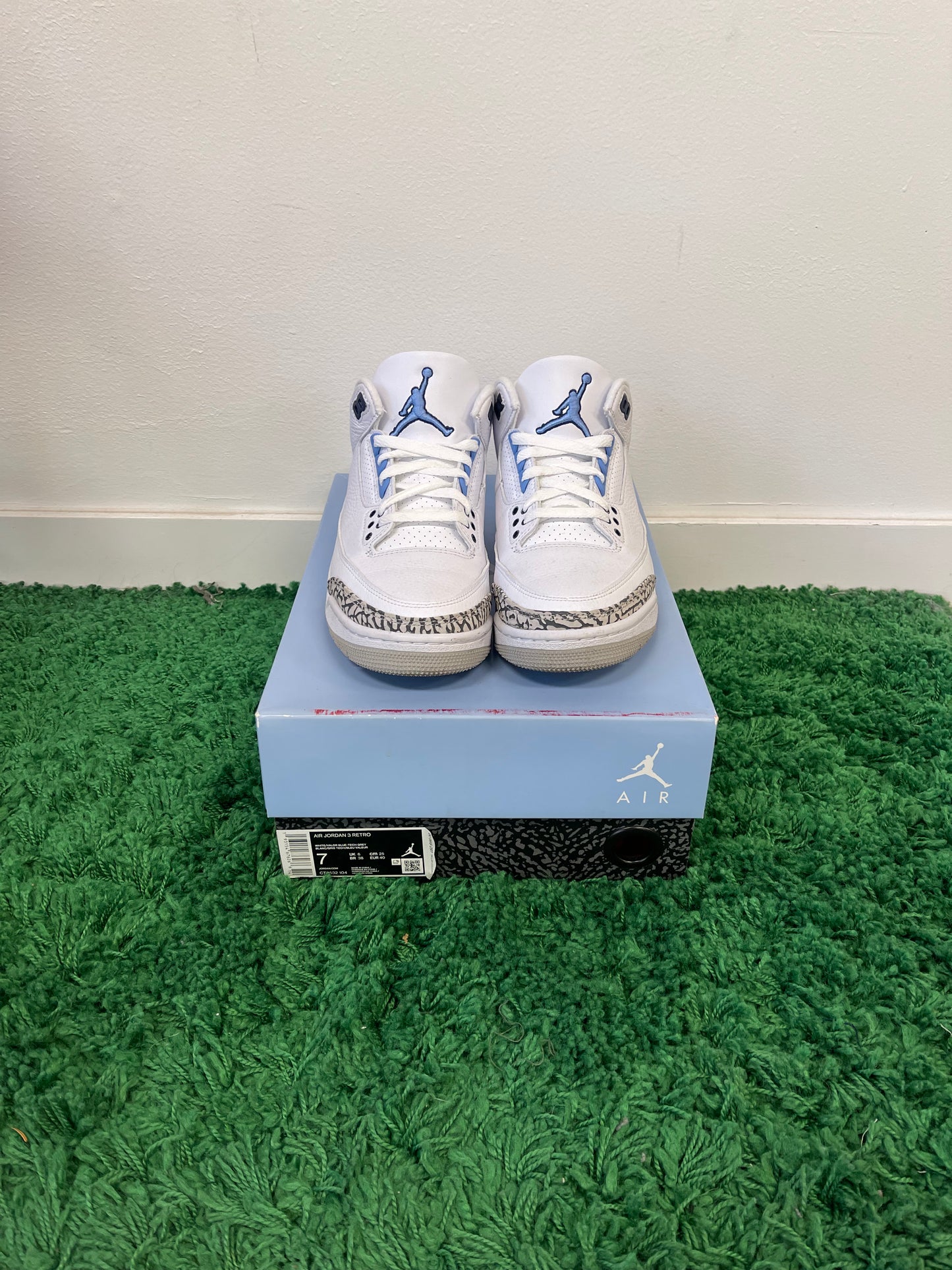 Used Jordan 3 Retro UNC 2020 (Men’s)